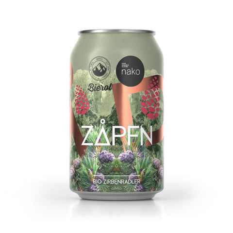 Zapfn - BIO Zirbenradler - 0,33L Dose